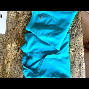 Figs Teal scrub set